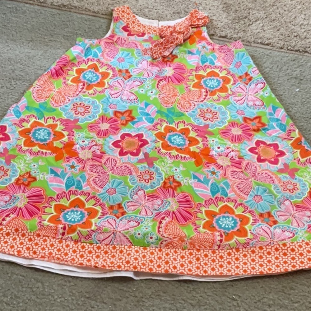 EUC girls counting daisies dress
